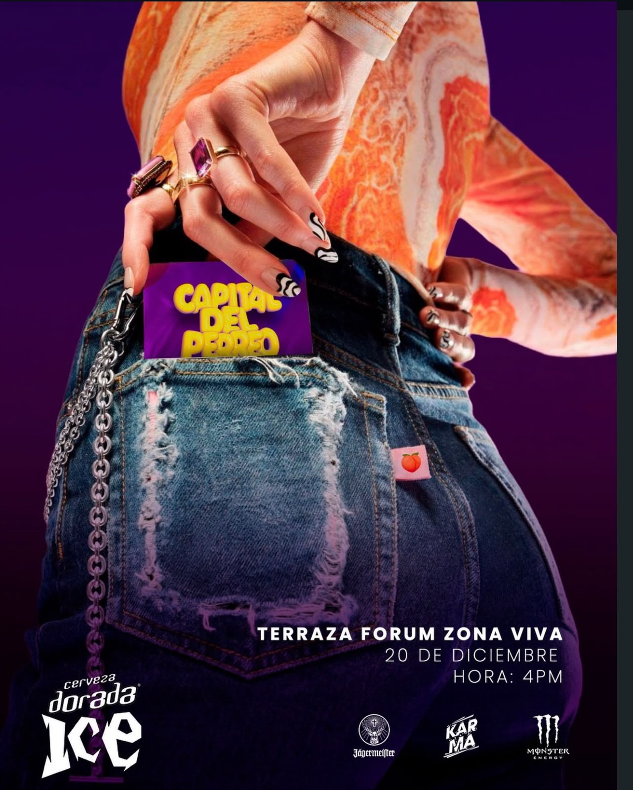 Flyer Capital del Perreo · Edición Forum